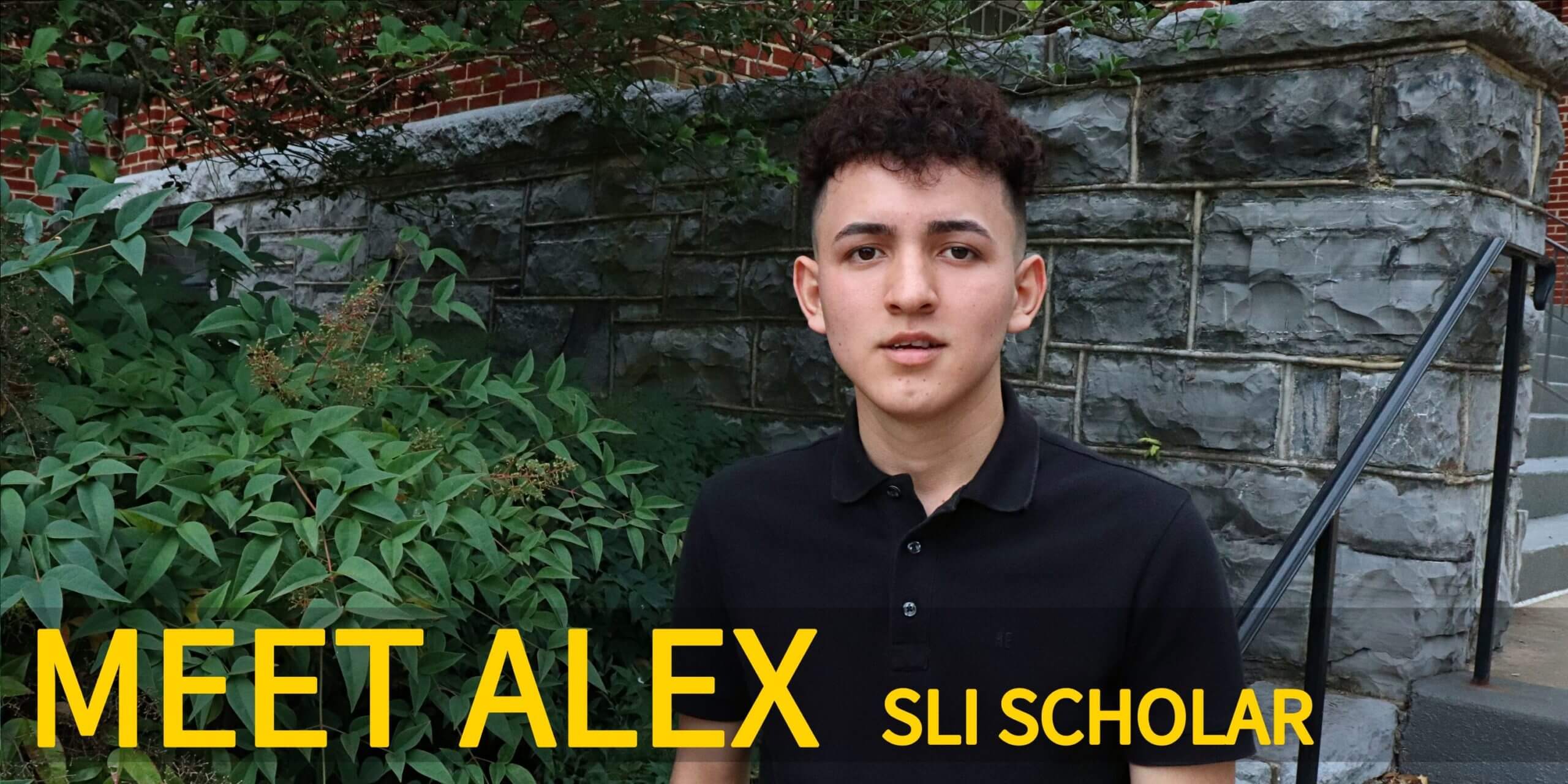 Meet Alex, SLI scholar